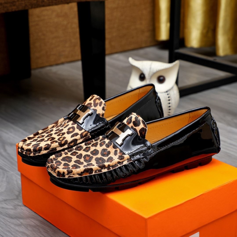 H**mes leather shoes